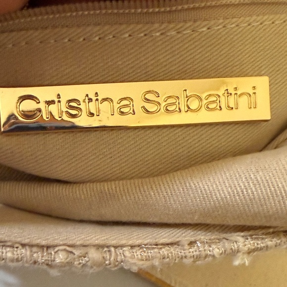 ✅ Cristina Sabatini Tiffani Designer Collectible Boho Crossbody Women’s Handbag - Picture 12 of 15